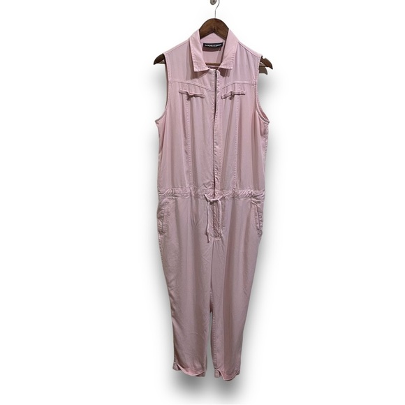 Gabrielle Union Jumpsuit Romper Pink Size Size XL Pit to Pit 25" Inseam 25"‎ - Picture 1 of 7